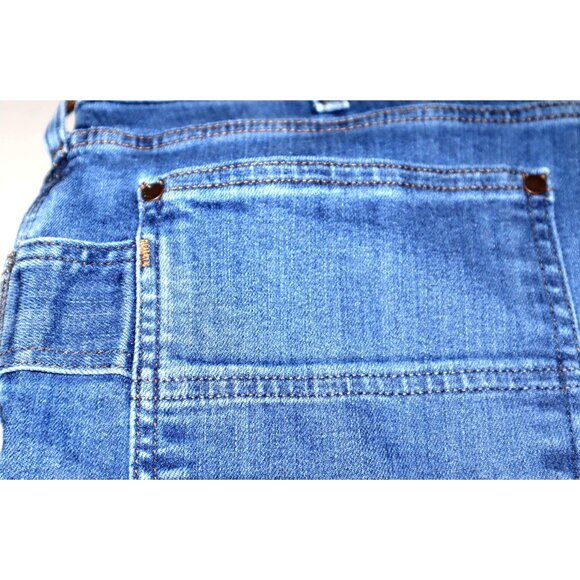 Carhartt Women's Relaxed Fit Pants Size 16 Short Blue Workwear Aesthetic - Picture 4 of 11